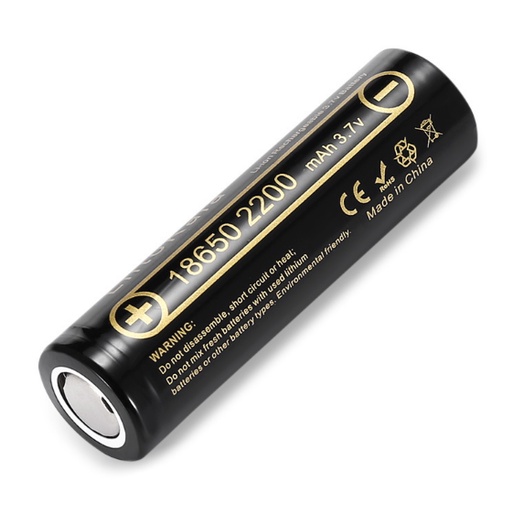 Pin sạc LiitoKala Lii-22A, Pin Li-ion 3.7V, Pin 18650 dung lượng 2200 mAh cao cấp