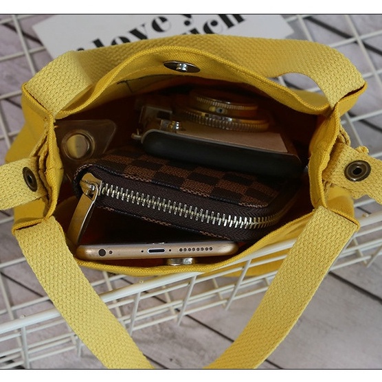 【Hàng Hot】Túi Xách Đeo ChéoCanvas Bags Hàn Quốc phong cách5 màu có sẵn giá rẻ siêu bền đẹp (HS)