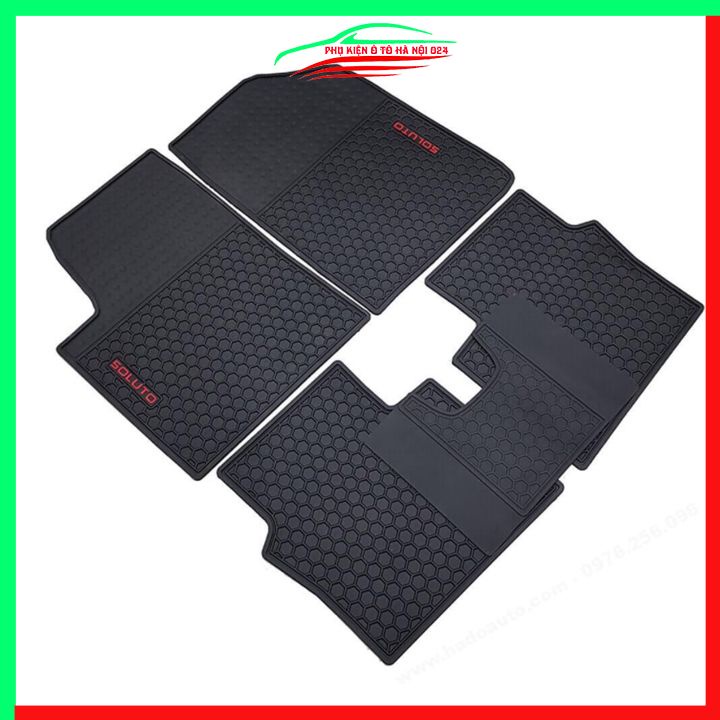 Thảm lót sàn cao su cho xe SOLUTO 2021-2022 hàng chuẩn theo xe chịu lực tốt