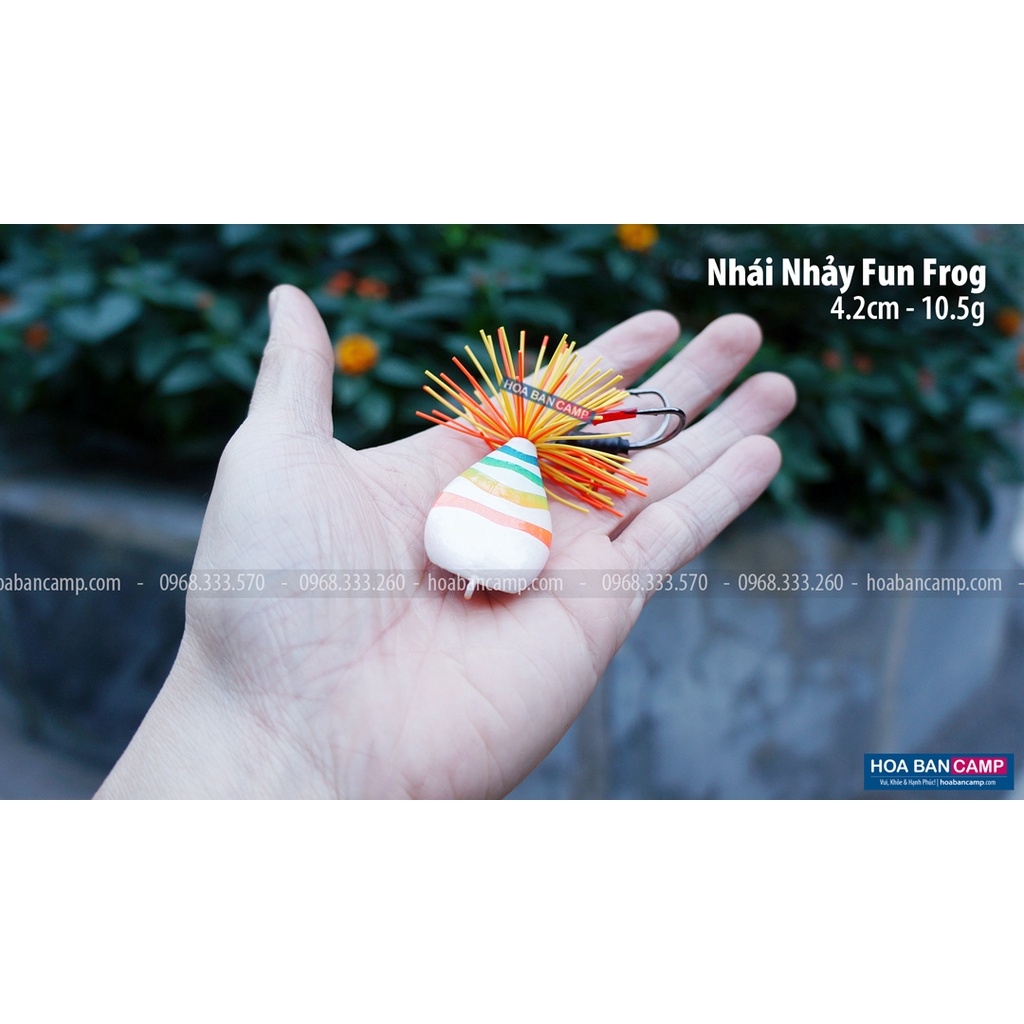 Mồi Lure Nhái Nhảy Fun Frog | 4.2cm – 10.5g
