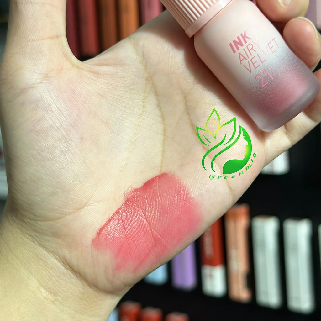 Son Ink Airy 21 Fluffy Peach Hồng Tím Nhẹ Kem Lì Peripera Ink Airy Velvet Lip Tint Mới Nhất 4g