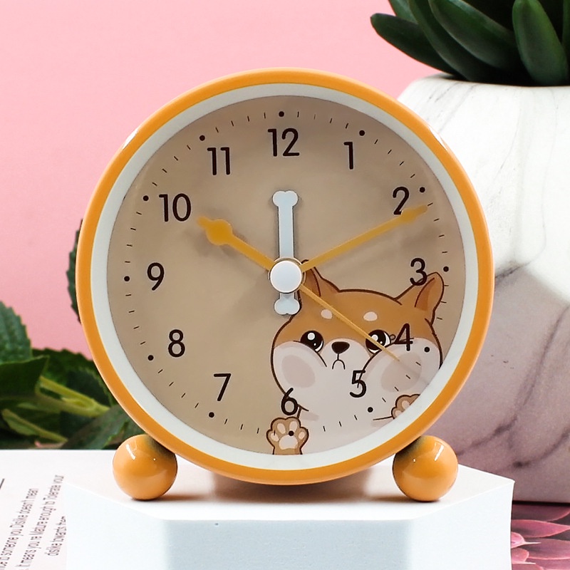Hàng Có Sẵn Đồng Hồ Báo Thức Để Bàn Nhỏ Nhắn Chủ Đề Hoạt Hình Không Thể Ăn Được Chủ Đề Đêm Vui Nhộn Không Gây Tiếng Ồn Cho Học Sinh