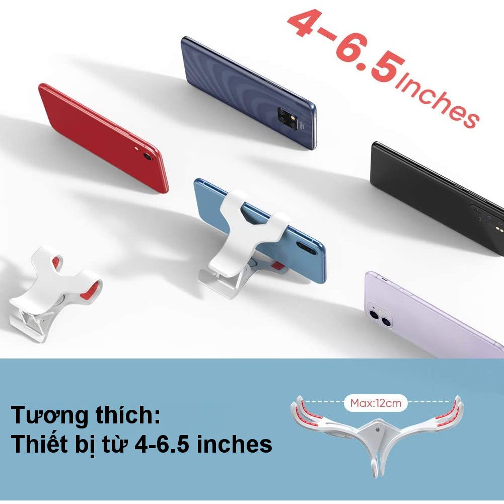 Giá đỡ điện thoại cài kẹp khe bàn UGREEN dạng cổ ngỗng, rảnh tay, dài 90cm, tùy chỉnh góc xoay LP113 30488