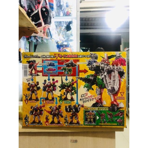 Đồ chơi Robot  Kishiryu Sentai Ryusoulger: DX Kishiryu-Oh Five Knights