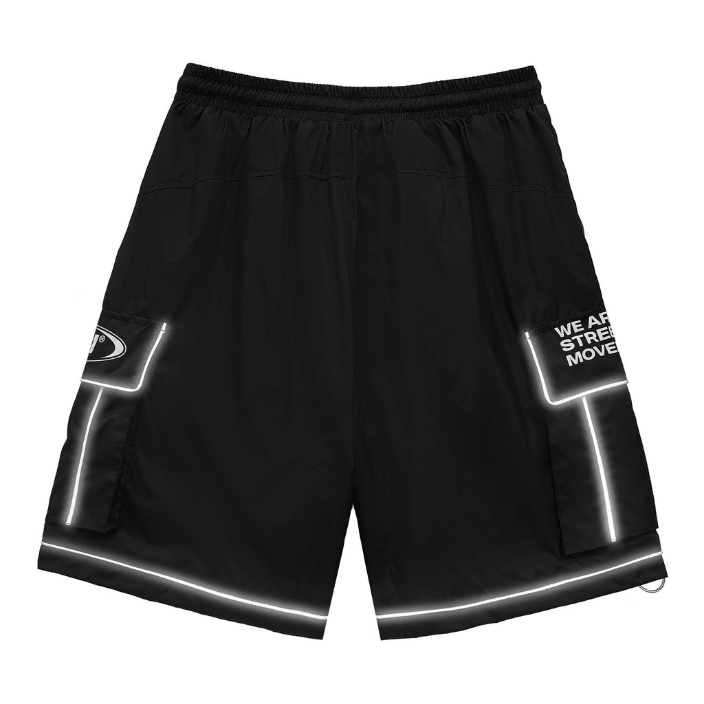 Quần short phản quang unisex chính hãng local brand TOBI - 100% Polyester | BigBuy360 - bigbuy360.vn