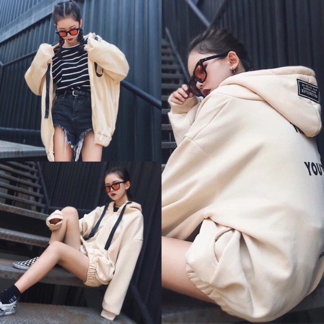 [Có sẵn ] Áo khoác hoodie nỉ Ulzzang+kèm ảnh thật | BigBuy360 - bigbuy360.vn