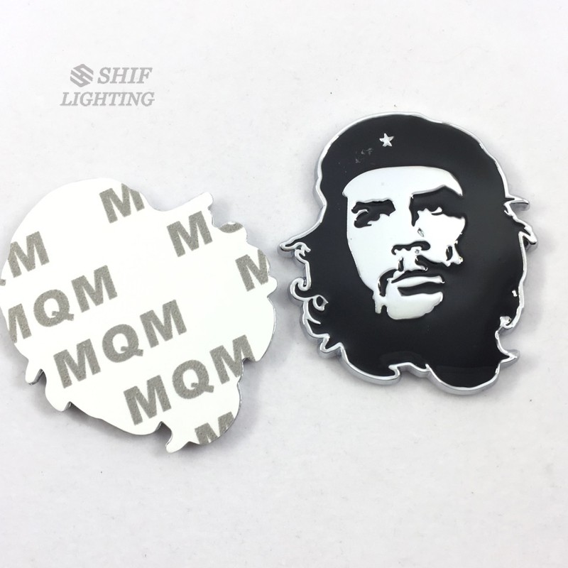 Miếng dán kim loại trang trí xe hơi vara Rebel cuban