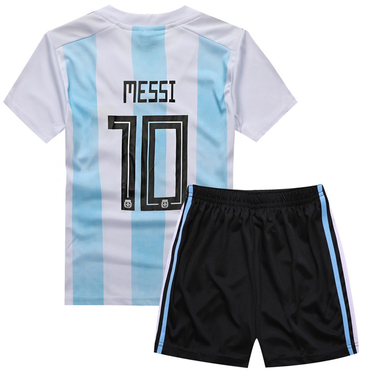 Áo Thun Số 10 Messi Cup Đội Tuyển Argentina