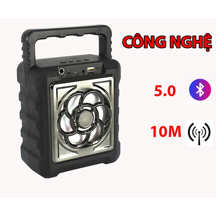 🌻🌟[FREESHIP]  Loa Kẹo Kéo Karaoke Bluetooth Mini KTS 106 TẶNG KÈM MICRO - Tiện lợi - Âm to - Cực đã [GIÁ RẺ]🌻🌟