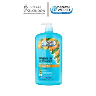 Dầu Gội mượt Tóc Argan Oil Of Morocco Natural World 1000ml