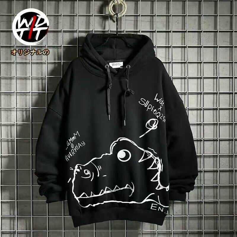 áo hoodies nam hình khủng long siêu kute zk21