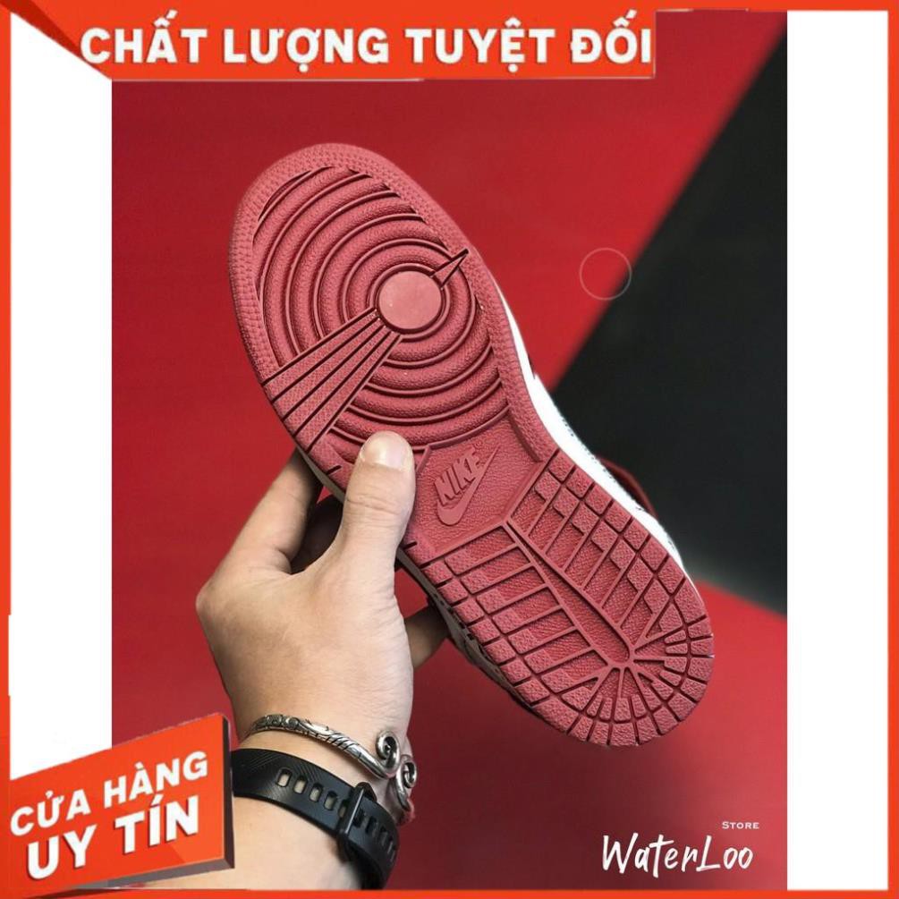 (FREESHIP+HỘP+QUÀ) Giày thể thao AIR JORDAN 1 OFF WHITE Retro High Chicago đỏ trắng siêu phong cách