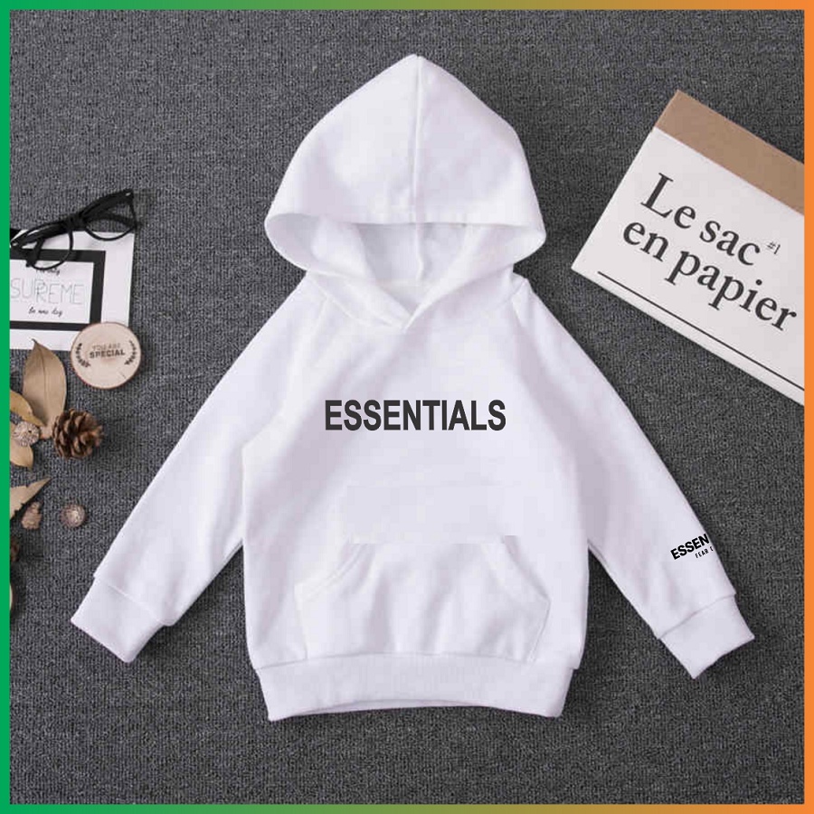 Áo nỉ hoodie Essentials In 3D cao cấp, áo nỉ bông đủ size từ 15-85kg