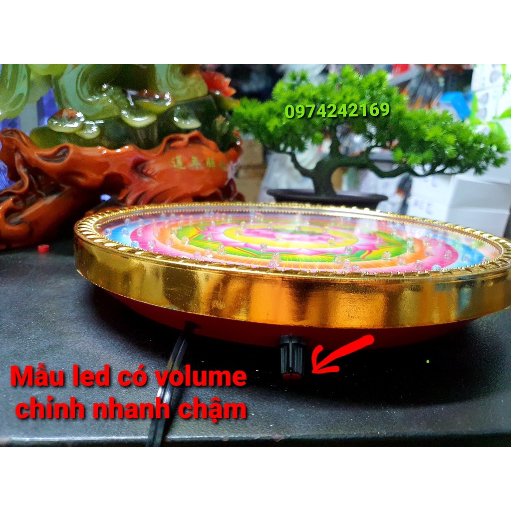 Đèn hào quang led hình hoa sen và hình vạn