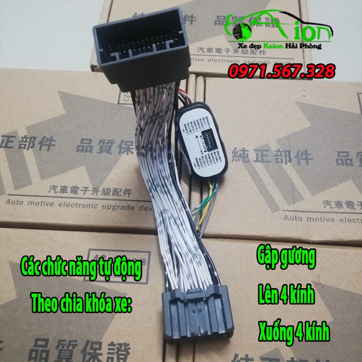 Bộ gập gương lên kính tự động Civic CRV 2018-2019 Fuji Kavitech Lasisi