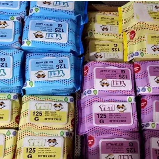 Khăn Giấy Ướt YeTi Thái Lan Không Mùi 125gr