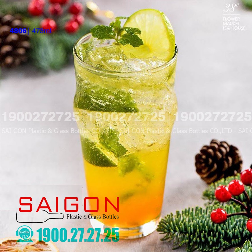 Ly thủy tinh Govener Clinton Soda 473ml | Thủy Tinh Cao Cấp