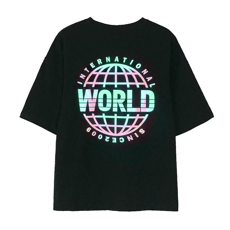 Áo thun Stee Phản quang 7 màu WORLD Unisex