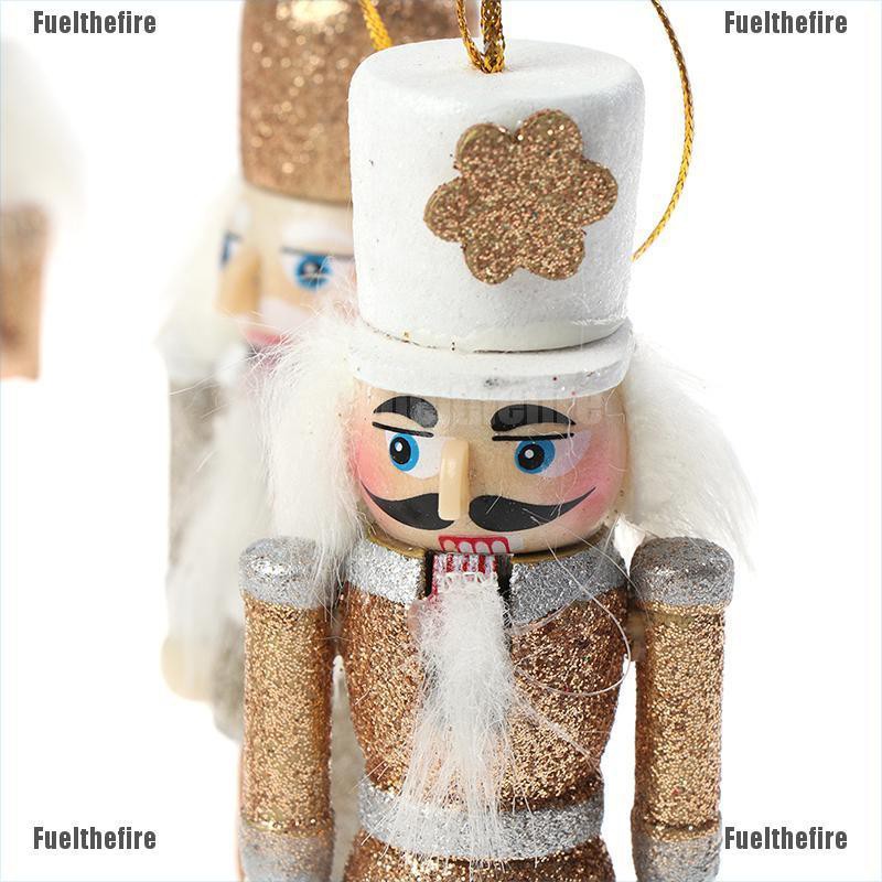 Set 1 / 5 Mô Hình Búp Bê Nutcracker Bằng Gỗ 12cm