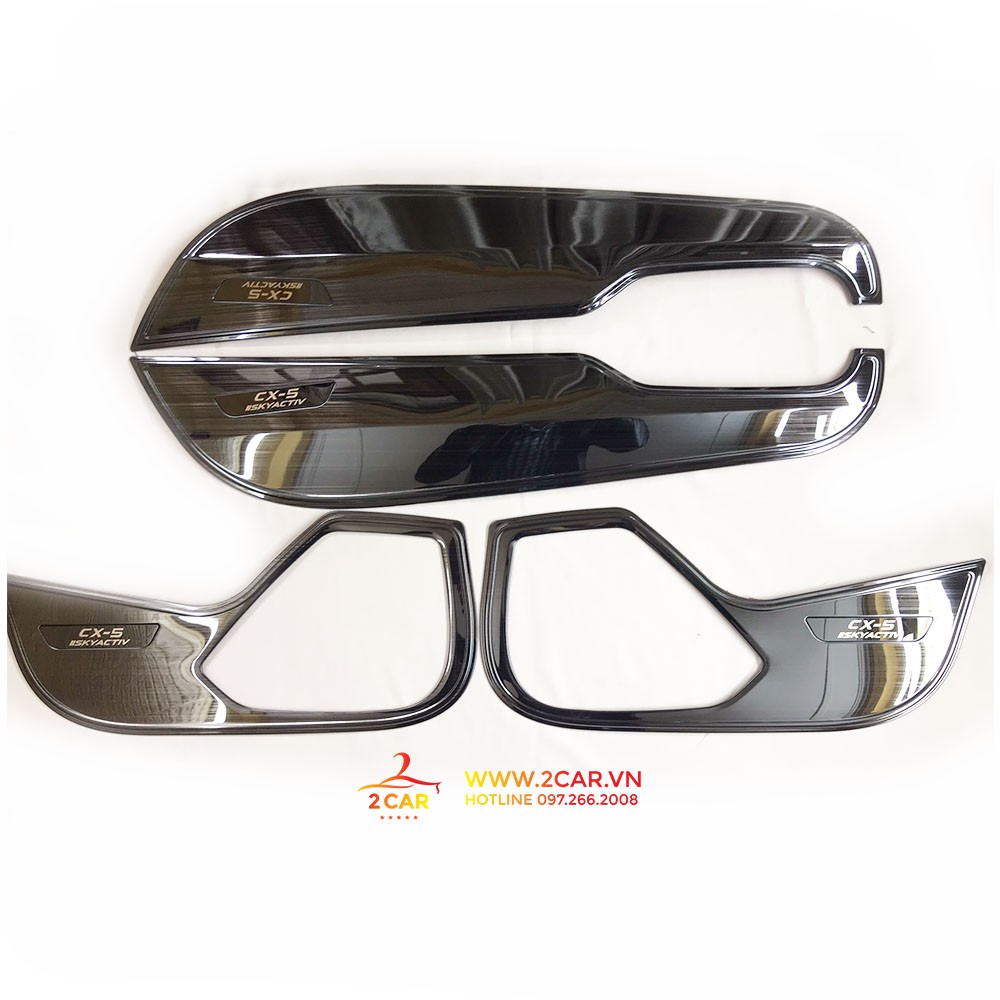 Ốp Tapli, màng loa cánh cửa xe Mazda CX5, CX-5 2018- 2022, 2023 Ốp chống xước cánh cửa, Hàng TiTan Cao Cấp