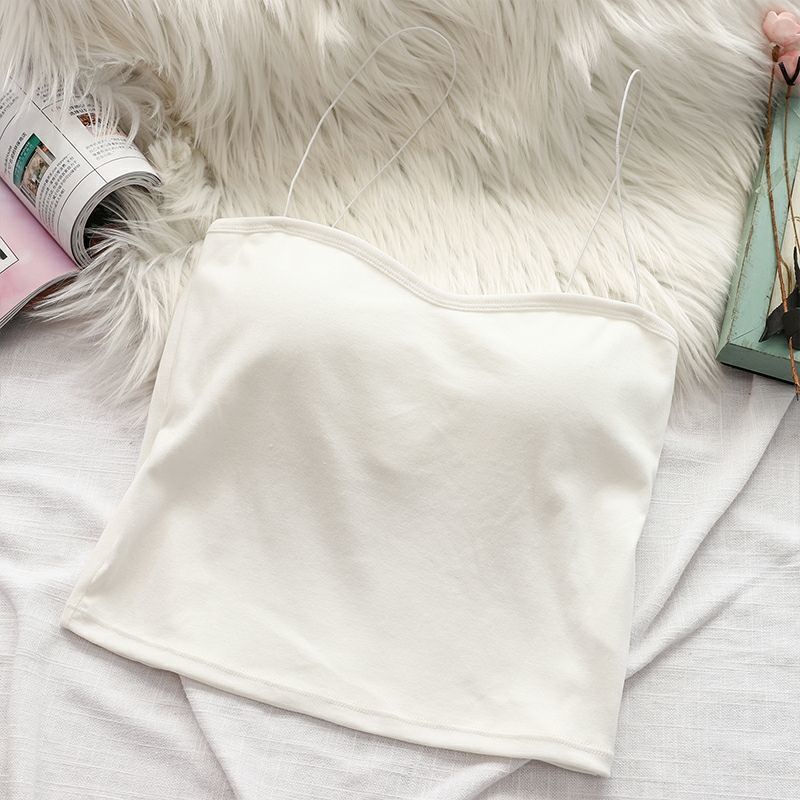 Áo Lót Cotton Có Đệm Ngực Dây Đan Chéo Sau Lưng Gợi Cảm Cho Nữ