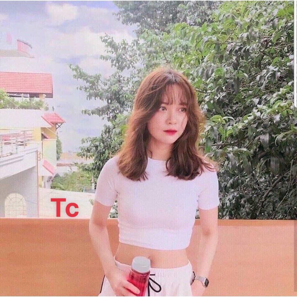 Áo croptop cộc tay dưới 55kg CAMA STORE MT | BigBuy360 - bigbuy360.vn