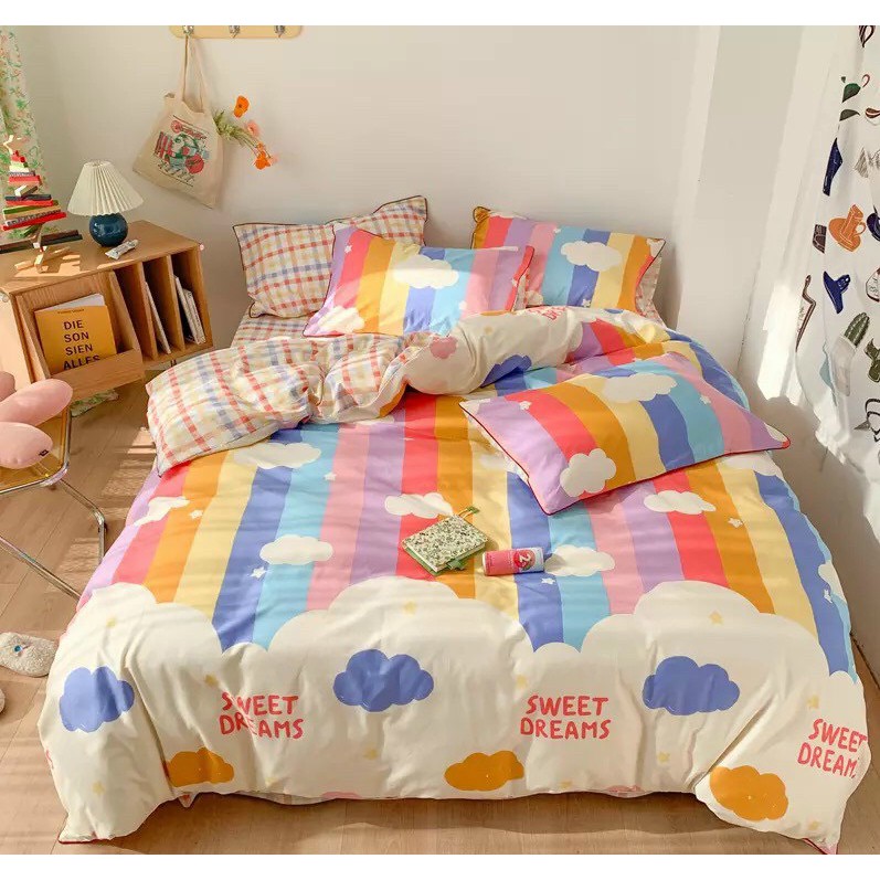 [NGOCANHBEDDING] SET CHĂN GA GỐI COTTON POLY CAO CẤP NHẬP KHẨU HOT NHẤT 2021 PHONG CÁCH HÀN QUỐC ( CHƯA KÈM RUỘT )