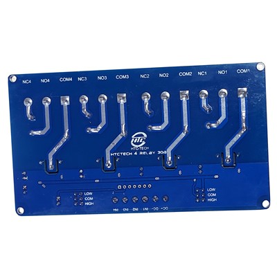 Module 4 relay 24Vdc 30A có opto kích high/low HTC