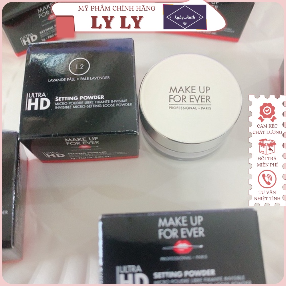 Phấn phủ bột Make Up For Ever Ultra HD Setting Powder kiềm dầu, giữ lớp Make up lâu trôi