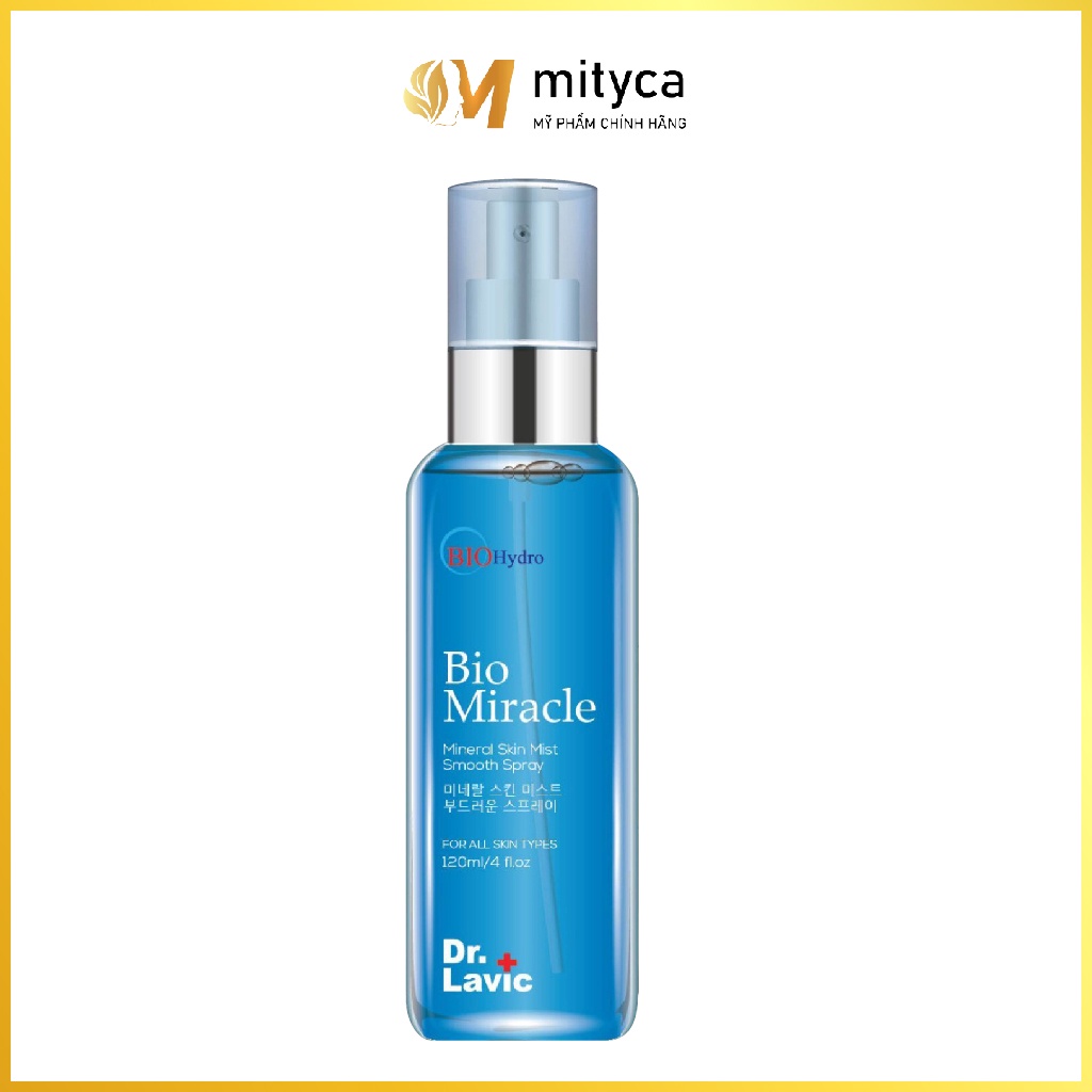 Xịt Khoáng Nước Dưỡng Ẫm Dưỡng Da Cho Da Dầu Mụn Dr.Lavic Bio Miracle 120ml MITYCA