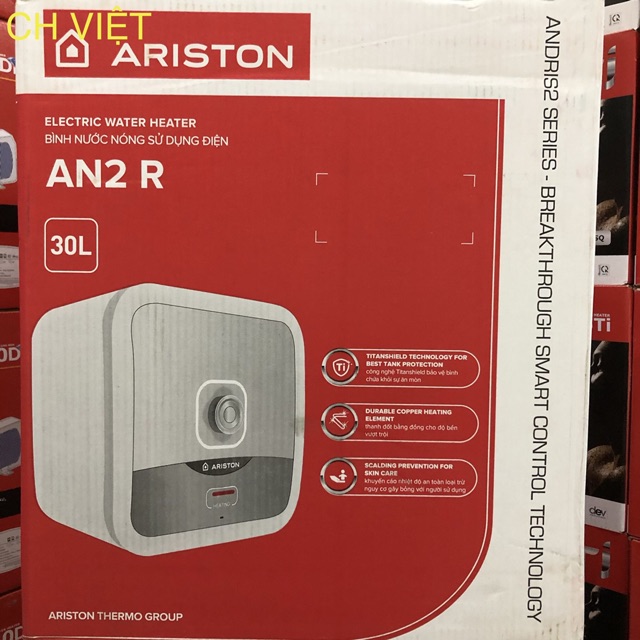 [Mã 155ELSALE giảm 7% đơn 300K] Bình nóng lạnh Ariston AN2 30R (30L)