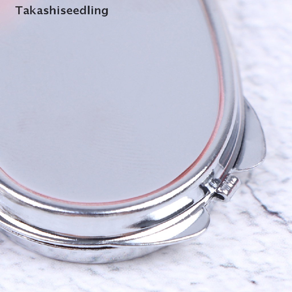 (Takashiseedling) Móc Khóa Gương Gập Bằng Kim Loại Nhỏ Gọn Mới