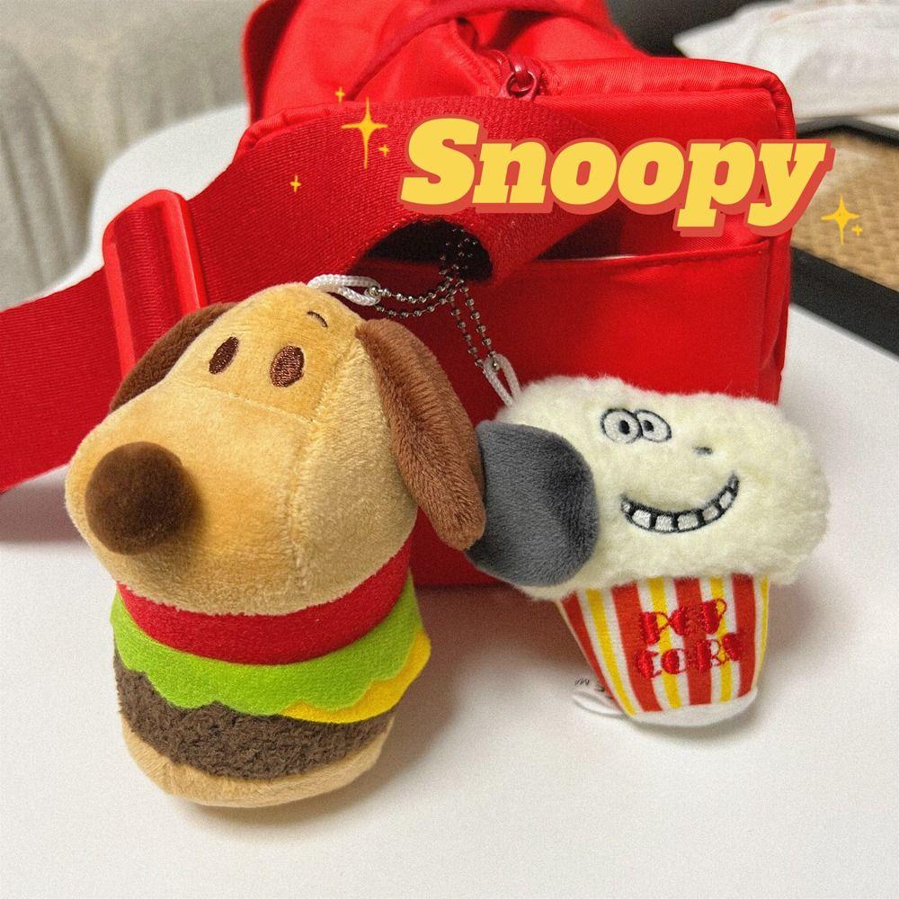 LANFY Móc Khóa Hình Chú Chó Snoopy Hoạt Hình Xinh Xắn