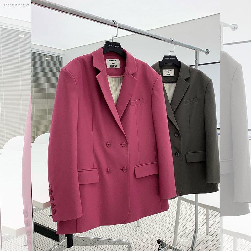 Áo Khoác Vest Dáng Rộng Thiết Kế Mới Phong Cách Trẻ Trung Thời Trang Mùa Thu Cho Nữ