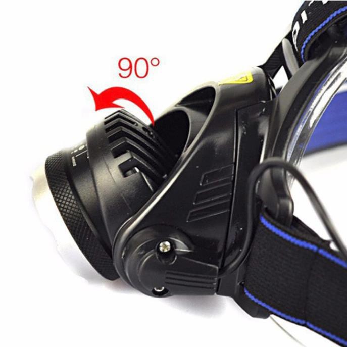 Đèn Pin Đội Đầu một bóng HY-2181 [dùng 2 pin 18650]