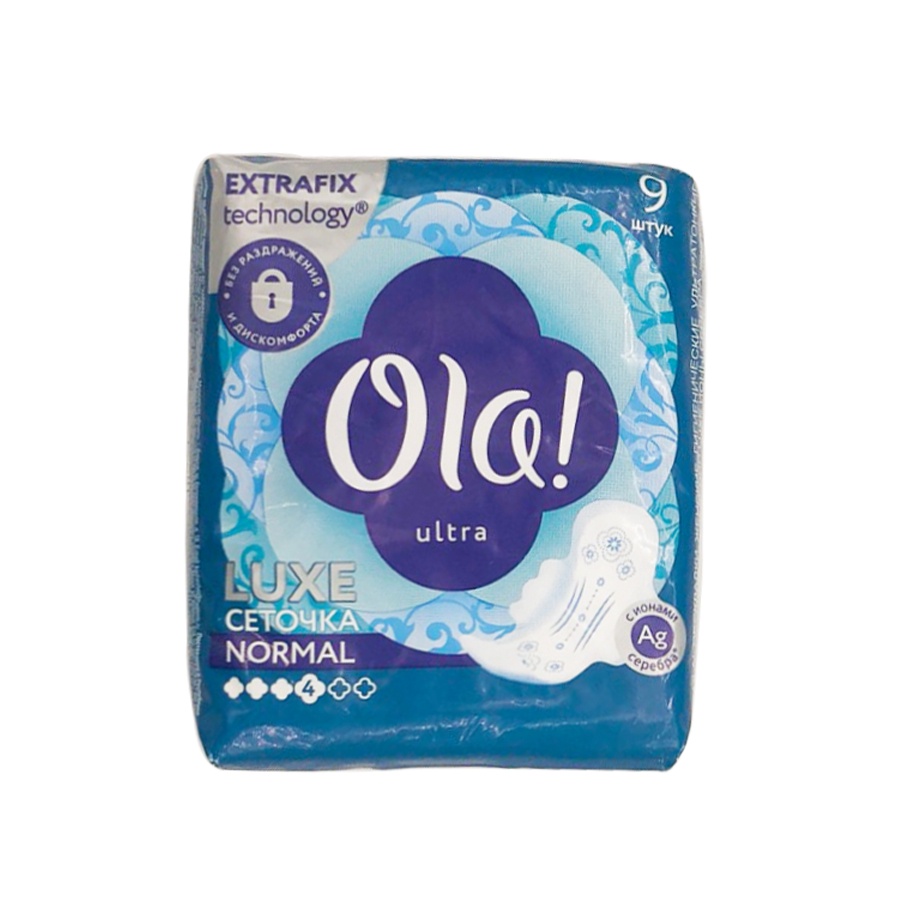 Băng vệ sinh Ola Ultra Luxe Nano Bạc (Có cánh)