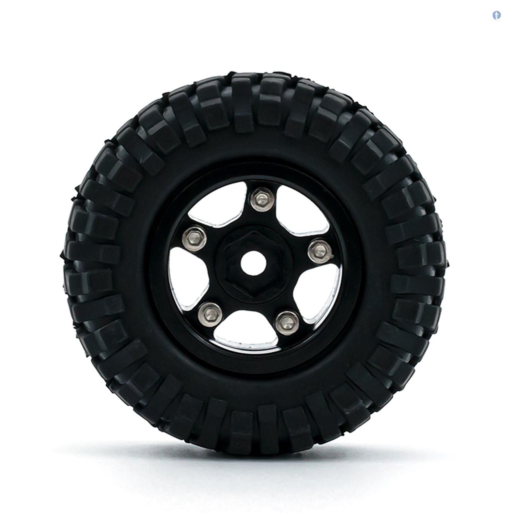 Set 4 Bánh Xe Thay Thế Chuyên Dụng Cho Xe Điều Khiển Từ Xa Axial SCX24 90081 AXI00005 C10 Axi0006 Axi0002 RC 1 / 24