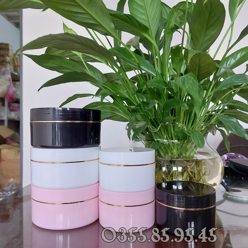 ⚡GÌ CŨNG RẺ ⚡Hũ đựng kem body 100g và 200g / hủ chiết mỹ phẩm, phụ kiện du lịch.