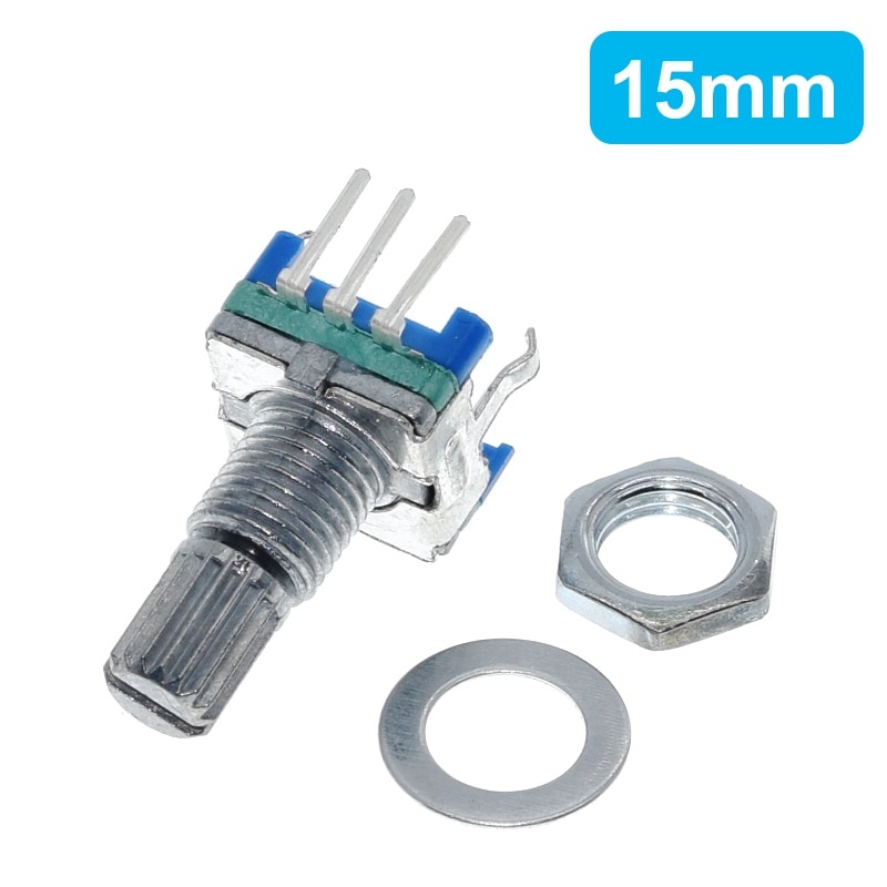 1 Chiết Áp Kỹ Thuật Số 15mm 20mm / Ec11 / 5 Chấu Với Công Tắc