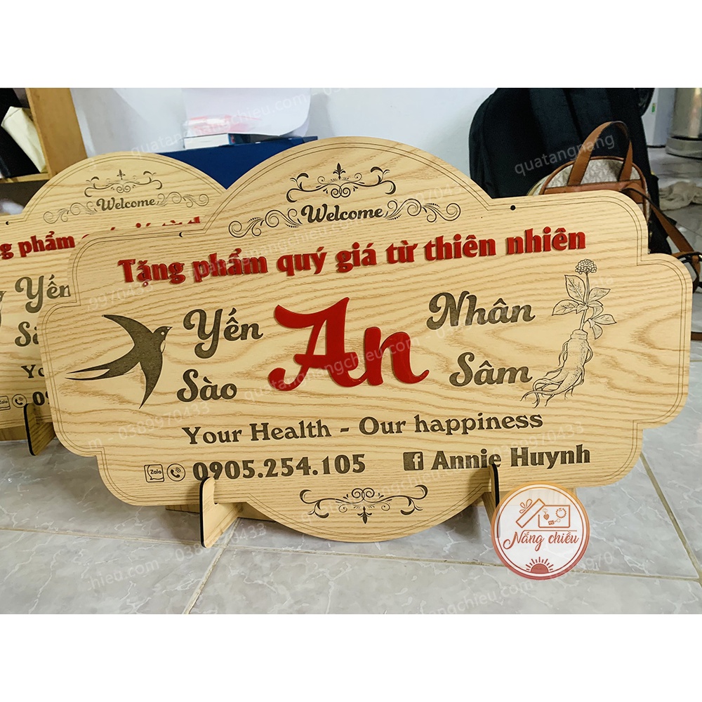 Bảng Gỗ Thương Hiệu - Bảng Shop Online - Bảng Quảng Cáo - Thiết Kế Theo Yêu Cầu