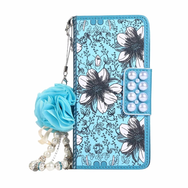 Thời Trang Bao Da Điện Thoại Nắp Gập Dạng Ví In Họa Tiết Hoa 3d Có Dây Đeo Cho Iphone 12 Mini 11 Pro Xs Max Xr X 8 7 6 6s Plus | BigBuy360 - bigbuy360.vn