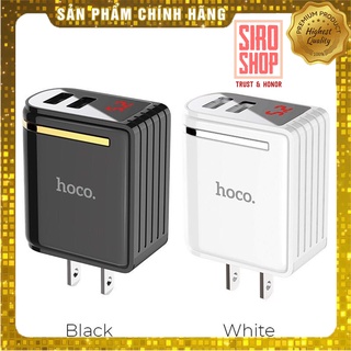 Cóc sạc hoco c39 sạc nhanh 2 cổng usb 12w