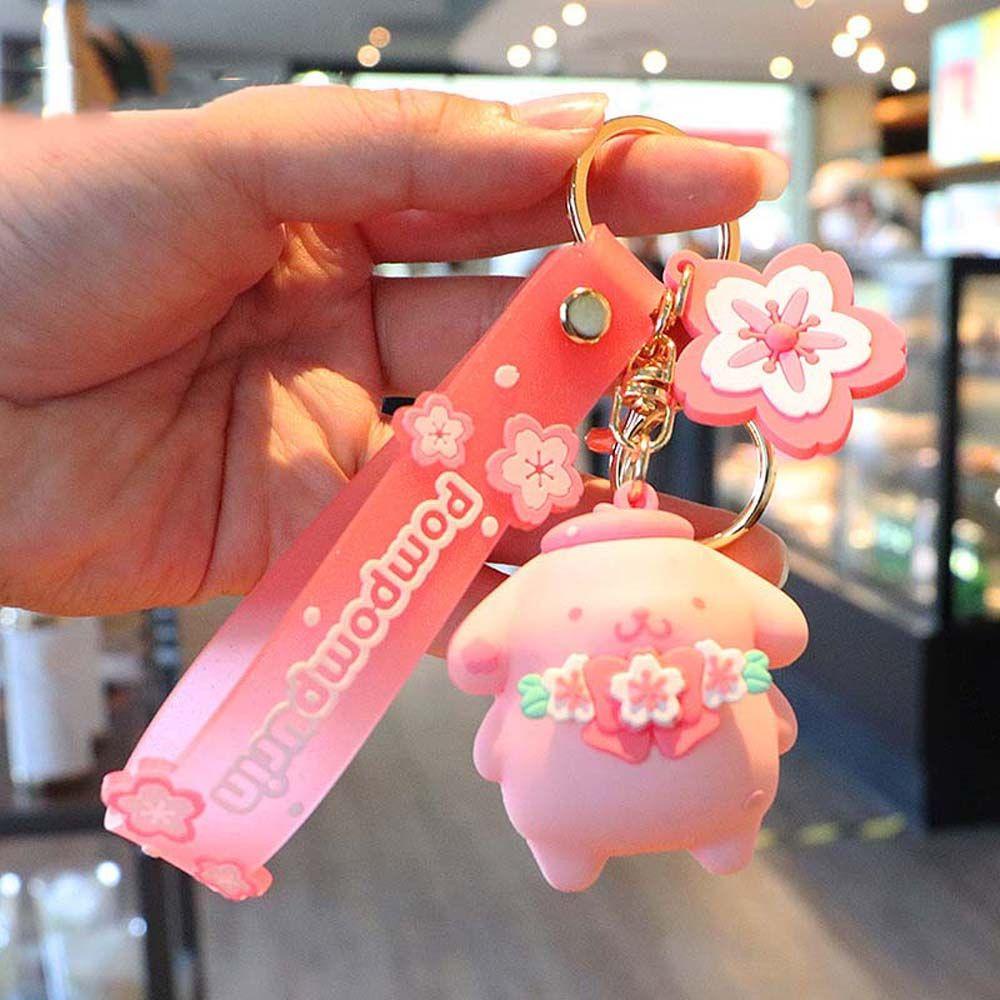 Móc Khóa Hình Kuromi Sakura Dễ Thương