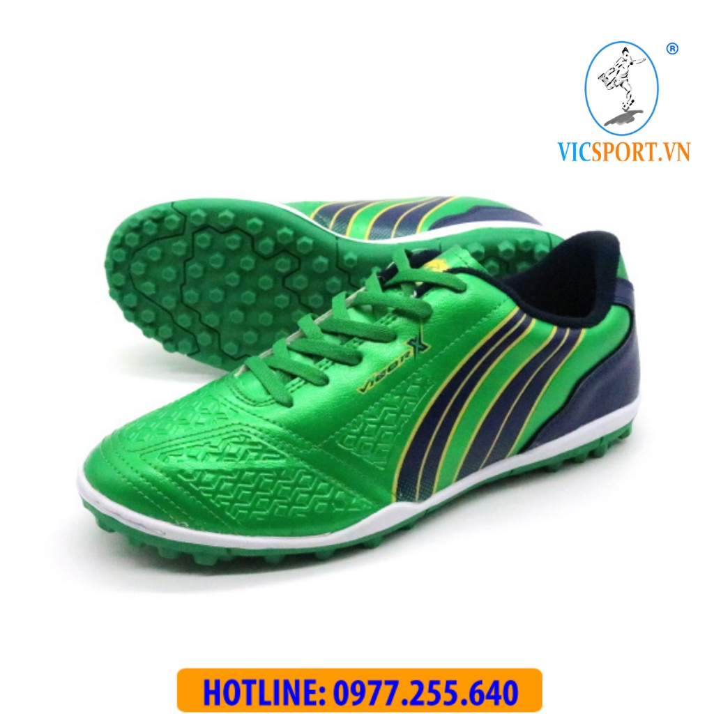 (Tặng Túi Đựng + Vớ) Giày Đá Bóng Pan Thái Vigor X.TF Màu Xanh Lá (Chính Hãng) - Vicsport