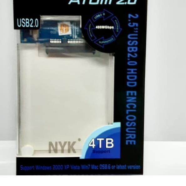 Hộp Đựng Ổ Cứng Ngoài Hdd Trong Suốt 2.5 Usb 2.0 | BigBuy360 - bigbuy360.vn