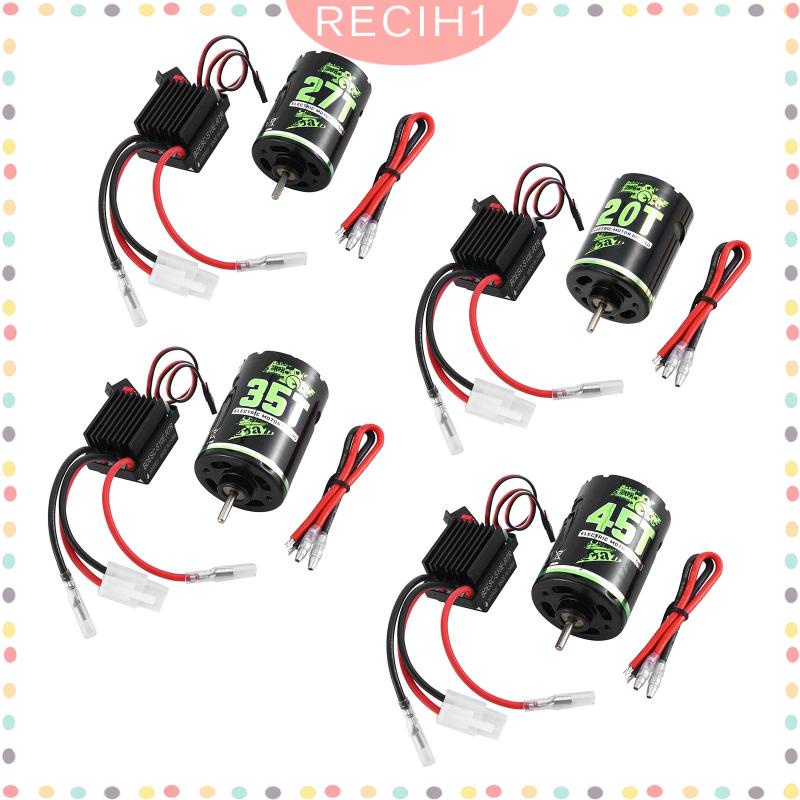 Bộ Động Cơ Chổi Than ESC 60A ESC 540 Cho Xe Điều Khiển Tỉ Lệ 1: 10
