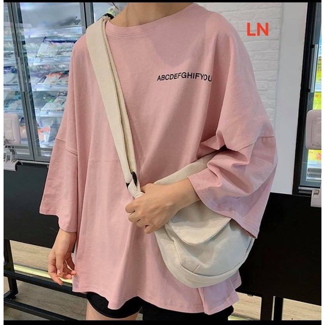 Áo phông lô gô chữ cái LN12
