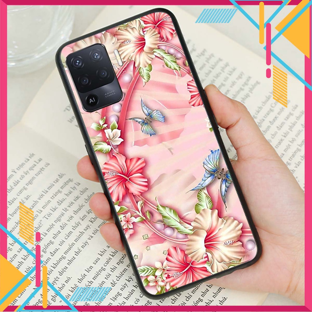 Ốp lưng Oppo A94 in hình hoa xinh xắn, hiện đại , thời trang ,phong cách