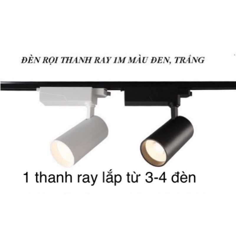 Thanh ray đèn rọi soi tranh, thanh đèn rọi ray
