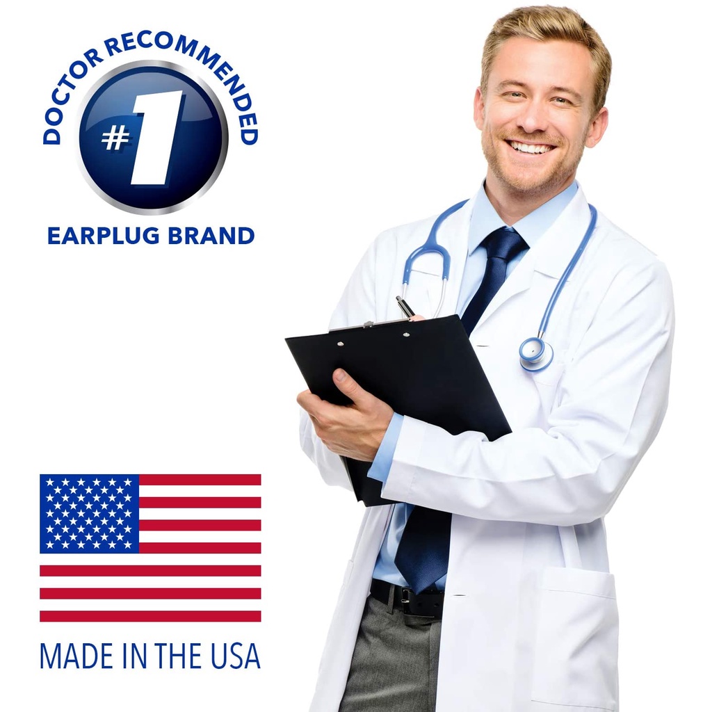 Nút bịt tai Mack's chống ồn - Mack's Ultra Soft Foam Earplugs, 50 Pair